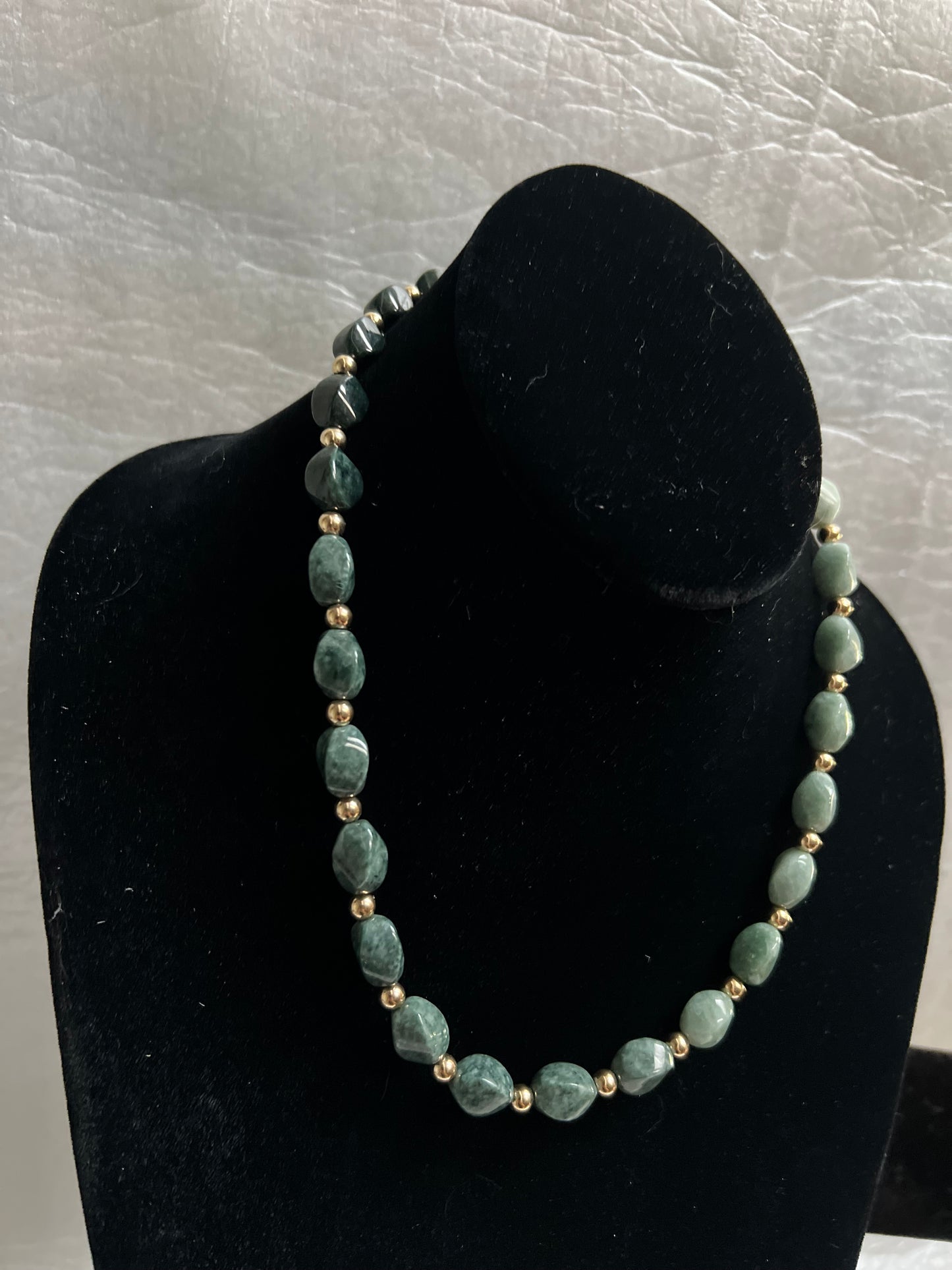 Genuine Guatemalan Jadeite Necklace by Jade Maya