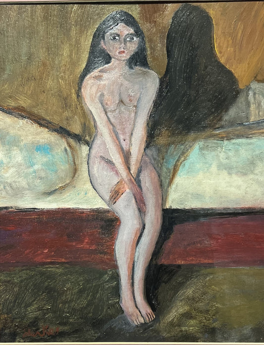 Sigmund Joseph Menkes (1896 - 1986) Oil on Board signed lower left