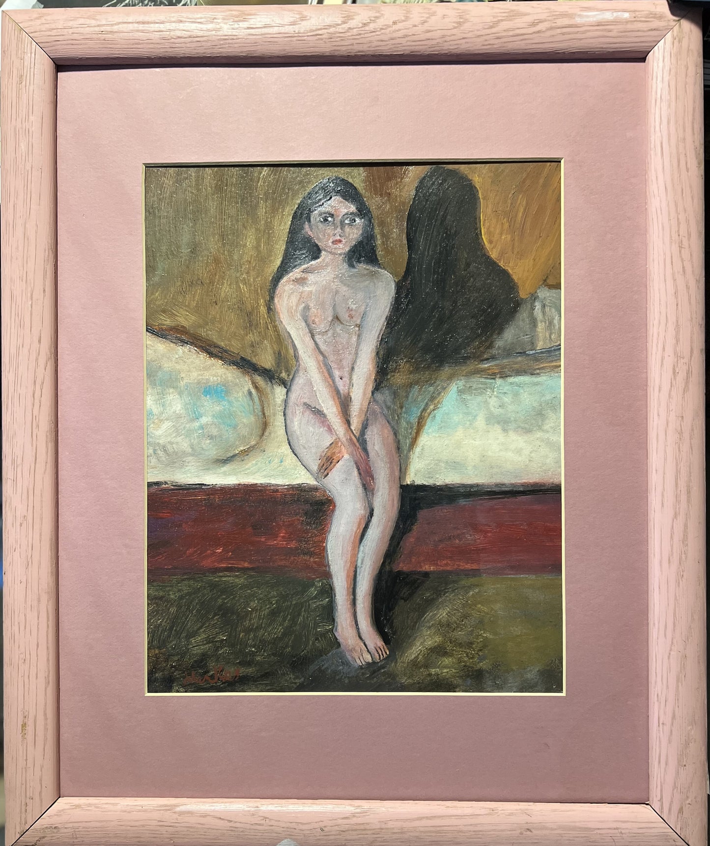 Sigmund Joseph Menkes (1896 - 1986) Oil on Board signed lower left