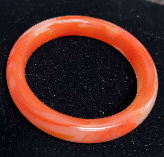 Antigua Guatemala Very Rare Red Jade Jadeite Jade Bangle Bracelet