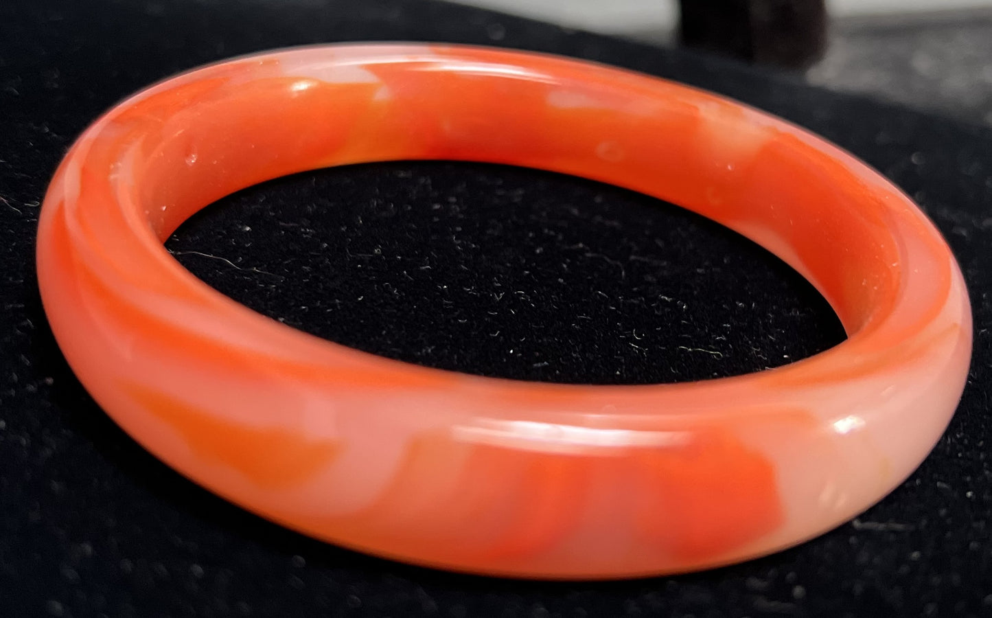 Antigua Guatemala Very Rare Red Jade Jadeite Jade Bangle Bracelet