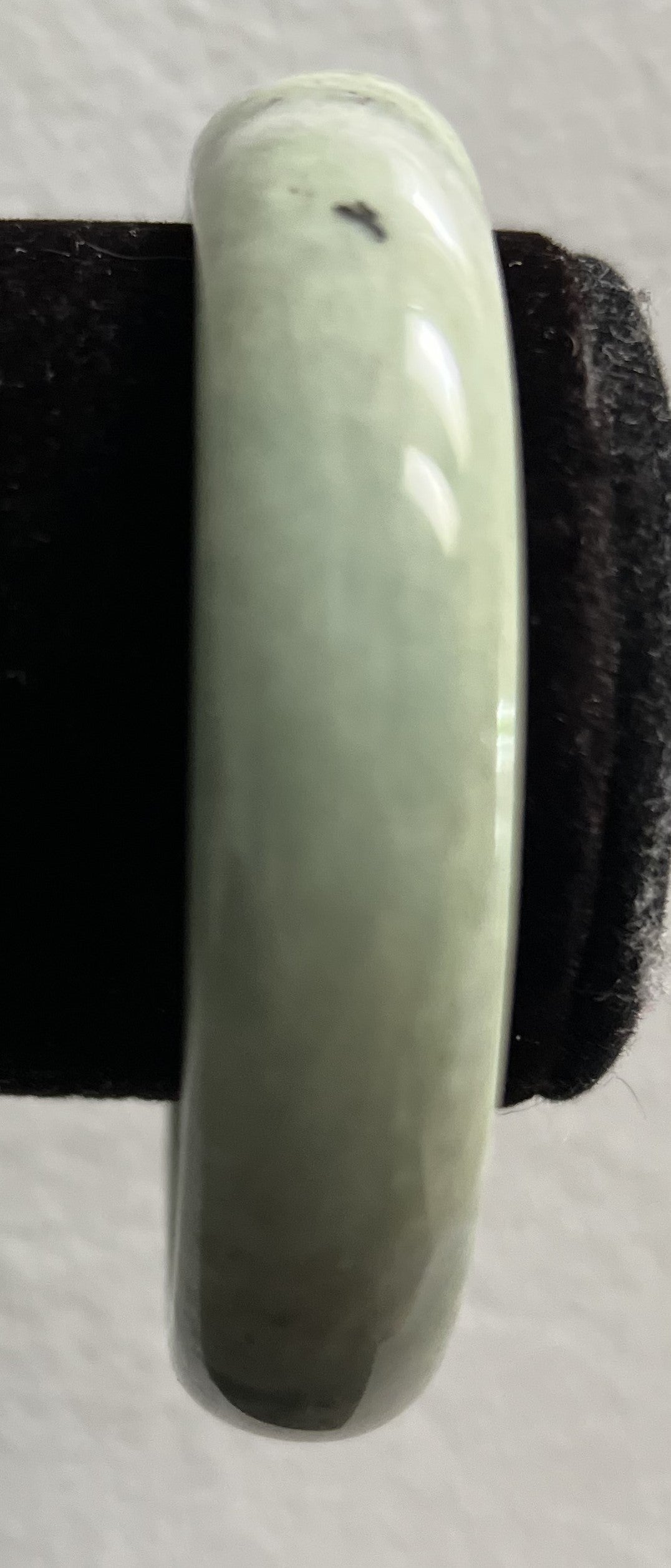 Antigua Guatemala Jadeite Jade Bangle Bracelet Mix of Lighter  Green Hues
