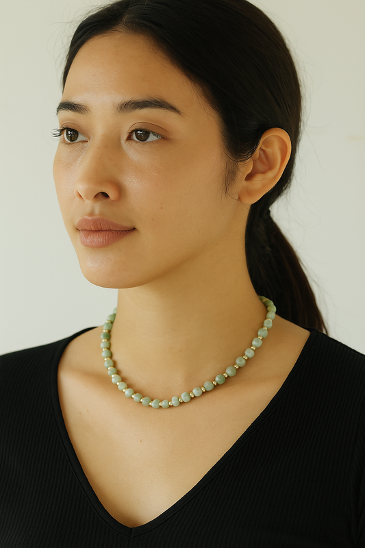 Genuine Guatemalan Jadeite Necklace by Jade Maya
