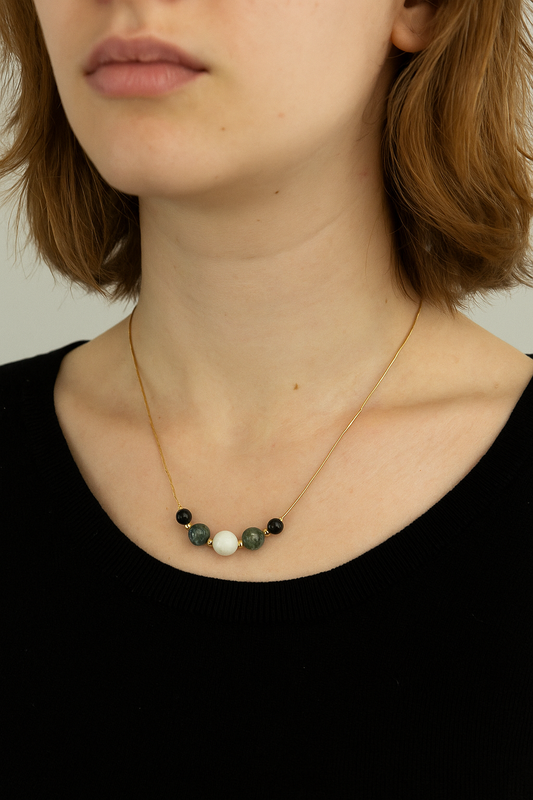 Genuine Guatemalan Jadeite Necklace  by Jade Maya