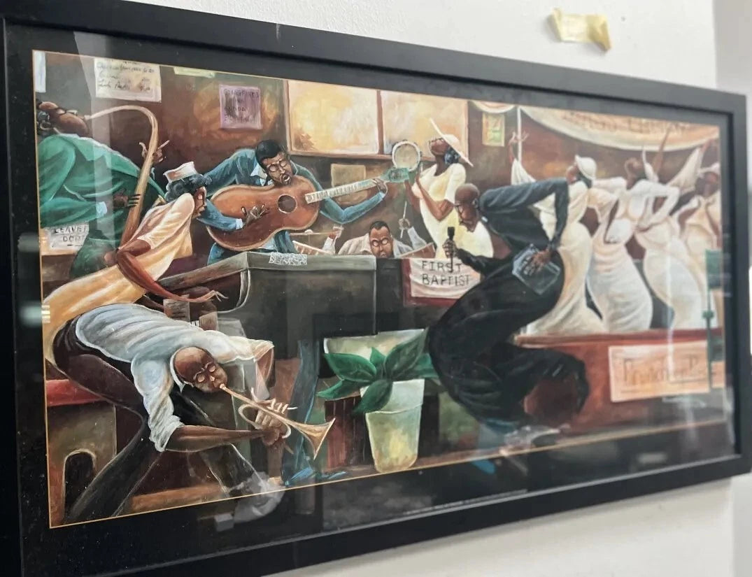 Preach on Preacher by Frank Morrison Signed Lower Rt